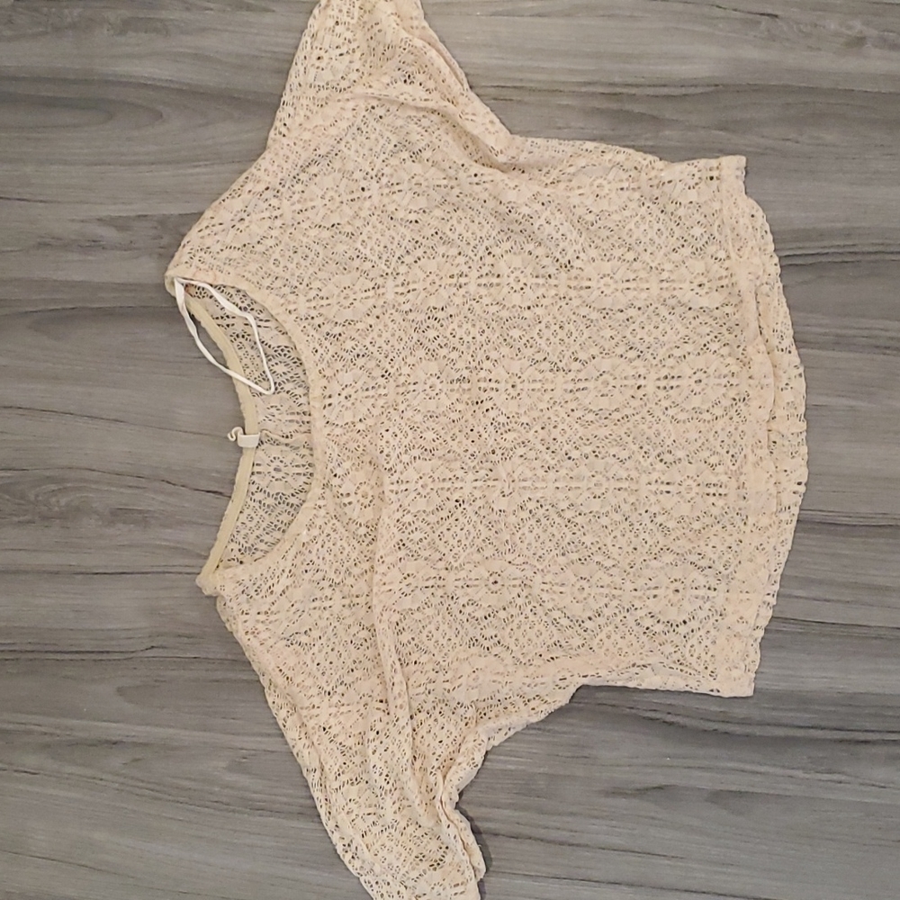 Mind Code Lace Bohemian Top Blouse Made In USA